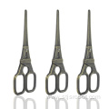 Perfect Quality Bronze Eiffel Tower Shape Eyelash Scissor with Moderate Price